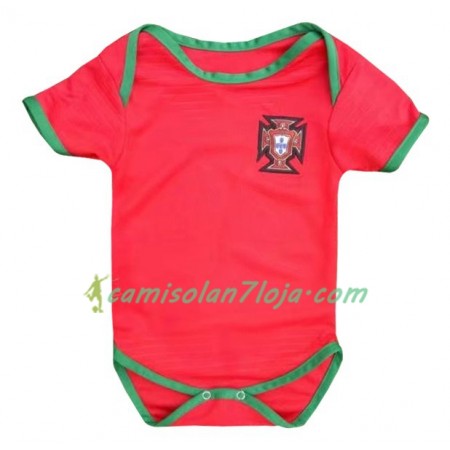 Camisola Portugal Mini 1º Equipamento World Cup 2018